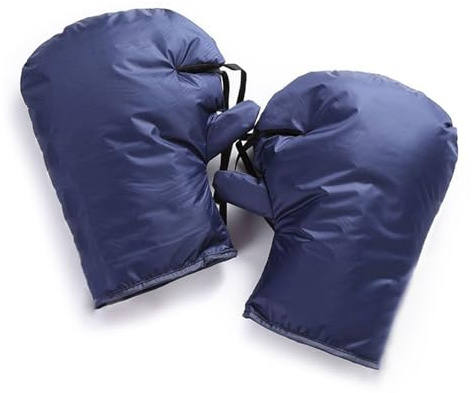 Kids Winter Electric Motorcycle Gloves Warm Mittens Thickened Handlebar Gloves Windproof Waterproof Scooter Handmuff Winter Bike Gloves