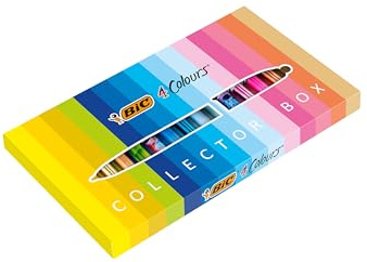 BIC 4 Farben Kugelschreiber Set Sonderedition, in verschiedenen Farben, 15er Pack, Ideal für das Büro, das Home Office oder die Schule