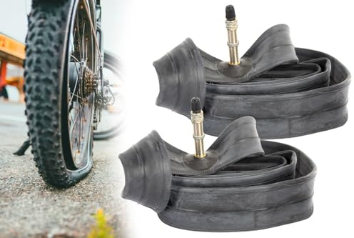 2X Fahrradschlauch 27-28 Zoll, universal ETRTO 40-609, 32-630, 28/47-622, 40-635, 40mm Dunlop Fahrradventil City, MTB, Trekking