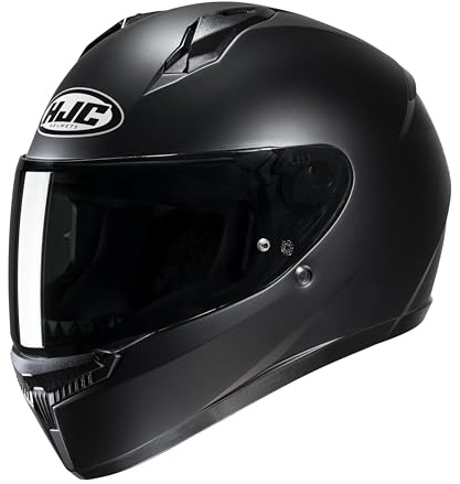 HJC C10 Full Face Motorcycle Helmet Motorbike Scooter Crash Lid. ECE 22.06. Matt Black (L) 58/59cm