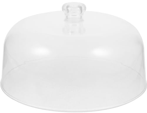 Alipis Couvercle De De Gâteau en Acrylique Couvercle De Gâteau en Plastique Transparent De 28 Cm De Gâteau Rond Support À Gâteau De Dessert Plateaux D'affichage