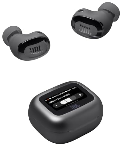 JBL Live Buds 3, Wireless Earbud Headphones with Bluetooth, 40h Battery Life, True Adaptive Noise Cancelling and High-Resolution JBL Signature Sound, IP55 Waterproof, Black
