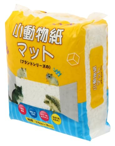 VILLFUL Ropa de Cama de Papel Blanco para Hámster y Jerbo, Material Absorbente Polvo, Adecuado Jaulas y Acuarios, 1 Pack