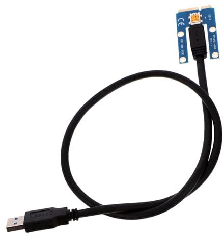 Artibetter Laptop External Gpu Pcie Graphics Card -e Riser Card Usb Cable for Computer
