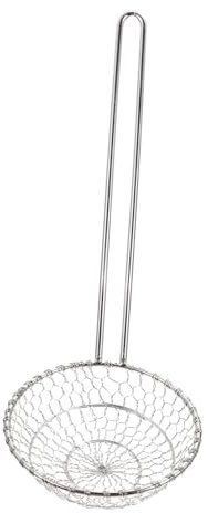 MAGICLULU Colador De Acero Inoxidable Para Cocina Resistente Altas Temperaturas Con Filtro Fino Práctico Para Freír y Escurrir Alimentos