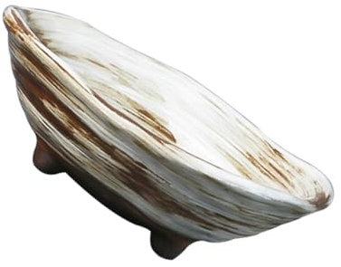 Yardwe Pot De Bonsaï en Céramique Irrégulier Pot De Fleurs Polyvalent Et Unique