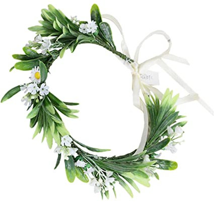 Cabilock Natürlichen Stil 1pc Künstliche Blume Girlande Daisy Kranz Für Home Decor Mode Hochzeit Party Zubehör