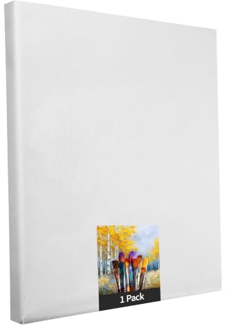 Künstlerleinwand Keilrahmen - 1 Stück - 70x80cm - weiß - zum Bemalen | Weiße Künstlerleinwand zum Bemalen, 1 Stück, 70x80cm, Keilrahmen, Polyester, für Acrylfarben und Textilfarben