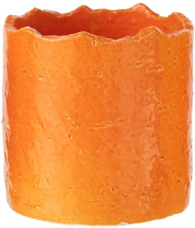 Cache Pot Fiesta Orange en céramique 15 cm