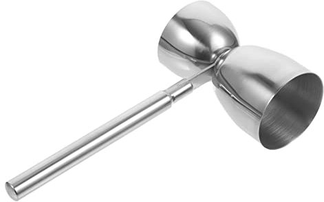 ULTECHNOVO Misurino in Acciaio Resistente per Jigger Doppio per Cocktail e Vino Strumenti da Bar per Misurazione Precisa Facile da Pulire