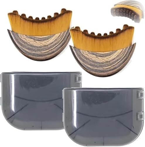 Lymphatic Contour Face Brush, Lymphatische Kontur Gesichtsbürste, Trockene Bürstengesichtsbürste, Ergonomisch Geformt, Um Sich Der Haut Genau Anzupassen Und Ermüdung Zu Vermeiden (2)