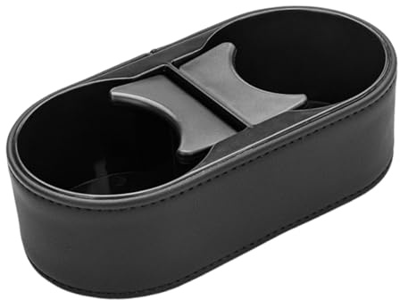 Portavasos para Coche | Soporte Doble para Vasos De Agua En El Automóvil,Organizador De Consola con Soporte Fijo para Bebidas En Viajes En Autocaravana Camión Carrito De Golf Uso Diario
