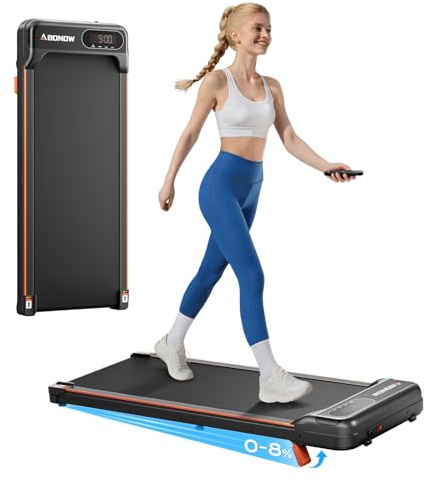 Wakling Pad Cinta de Correr portátil para Debajo del Escritorio con inclinación de 1 a 6 km/h y 8% de Ahorro de energía, Equipo de Ejercicio para Uso en casa y Oficina, máquina silenciosa