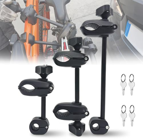 Rahmenhalter, Fahrradhalterung Bike Holder Fahrradträger Fahrradhalter Befestigung Klemme Reisemobil Rad, abschließbar, für U-Bügelrohr