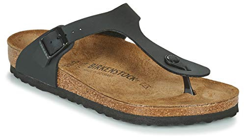 Birkenstock Damen Zehensandale Gizeh Birko-Flor normal 43691 Black 043691 41 EU