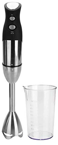 LACOR 61681 - Batidor eléctrico con Vaso 500ml de 700w - Gris - Cocina | Para montar, emulsionar y mezclar; con 500 ml de capacidad, ideal para cocina profesional y uso diario en casa