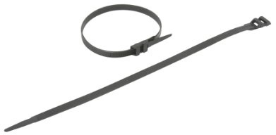DEBFLEX Collier de Serrage Plastique, Self-locking, Noir, 50 pièces, 9 mm x 350 mm, 709043