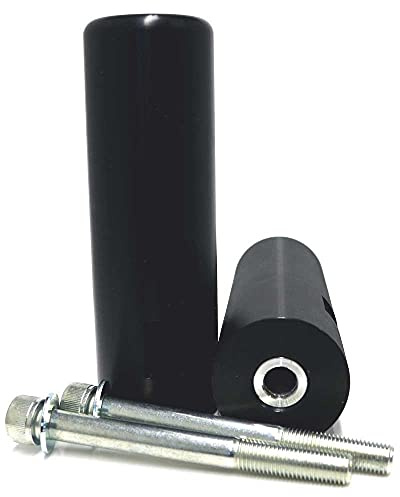 Shogun USA Made Yam YZF-R3 YZF R3 2015 2016 2017 2018 Black No Cut Frame Sliders Also Fits ABS & Non ABS Models - 750-6129