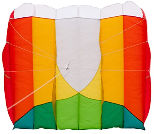 HQ Design - Kap Foil 1.6 bis 8.0, Flugdrachen Einleiner Drachen zum steigen Lassen stabil Fliegender Trägerdrachen ab 14 Jahren, Polyesterschnur Nicht inkl., ab 1 oder 2 Bft