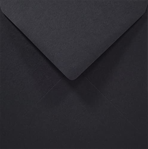 Netuno 50 buste lettera colorate quadrate nero formato 140 x 140 mm Rainbow 80g buste per partecipazioni buste colorate decorative per inviti compleanno matrimonio