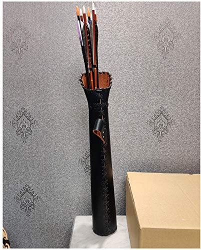 FHUILI Pfeilköcher Taille Pfeil Tasche Leder Pfeil Halter Bogenschießen Köcher Bogen-Jagd-Schießen Bogenschießen Köcher für Jagd-Schießen Schießübungen,A