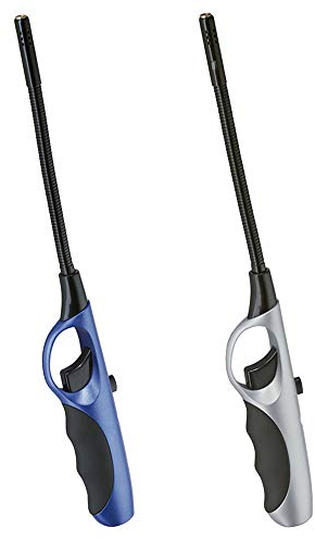 Cilio Stabfeuerzeug Flexi Turbo 2er Set 295597 (Blau + Silber)