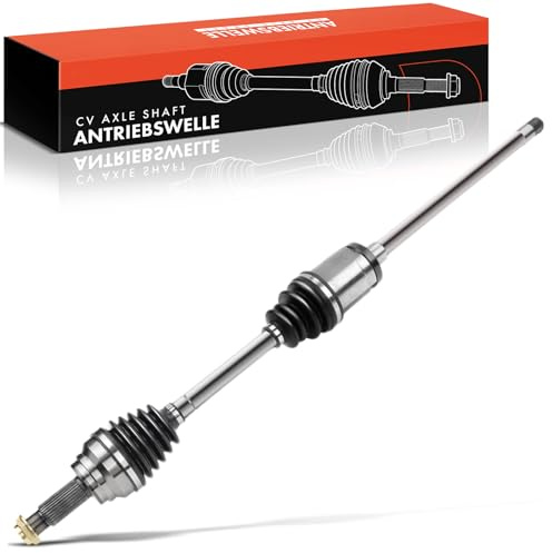 Frankberg Semiasse Albero di trasmissione AT senza ABS Ring Compatibile con X5 E70 3.0-4.8 M xDrive30-50 2006-2013 X6 E71 E72 ActiveHybrid M xDrive30-50 2007-2014 Replace# 31607545126