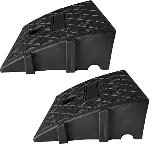 seuil 11/13 cm Haut, en Plastique, Portable et Robuste pour Voiture, allées, Dock Chargement, Trottoir, Moto, vélo, Scooter, Fauteuil Roulant, entrée Garage, Scooter