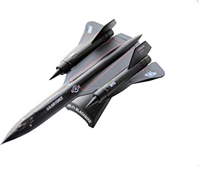 Militärmodellbausätze, Militär-Kampfflugzeug-Druckgussmodell, Maßstab 1:200, SR-71 Blackbird-Aufklärungsflugzeug, USA-Modell, Spielzeug und Dekorationen für Erwachsene, 6,5 Zoll x