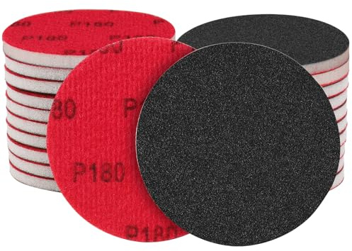 Shineboc 12Pcs 6 Inch Hook and Loop Sanding Sponge Discs 180-3000 Grit Wet Dry Sanding Pads, Foam Sandpaper for Random Orbital Sander, Curved Surface Large-Area Sanding Polishing for Metal Wood Auto