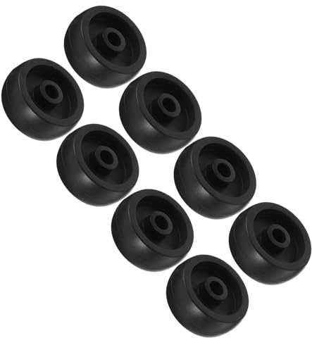 Hemobllo Ruedas Giratorias para Equipo de Fitness 8 Piezas Rodillos de Repuesto 48X8X20 MM de Plástico PP Ruedas Pequeñas para Cinta de Correr y Dispositivos de Entrenamiento Gimnasio