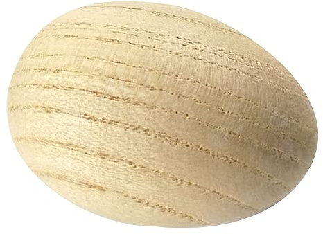aqxreight Wooden Sand Egg Maracas Rattles Shaker Sand Hammer Toy Hand Percussion Instrument Musical Toy Beech Unpainted Can They Freely and Easter Wooden and a These Shape (#2)