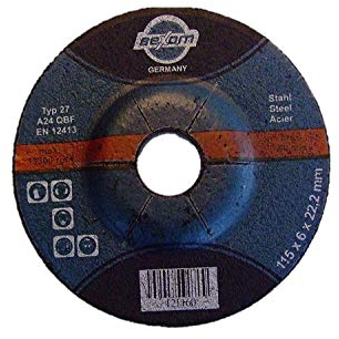 Olbrich-Industriebedarf Schruppscheibe 115x6 mm 50 Stück für Stahl, Metall, Eisen