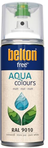 belton free Wasserlack RAL 9010 reinweiß, matt, 400 ml - Geruchsneutral