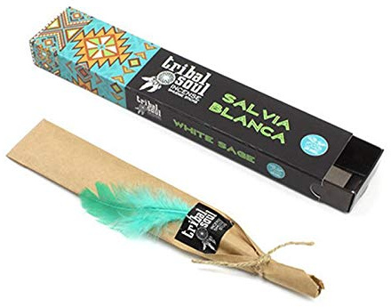 Tribal Soul Räucherstäbchen, 3 Packungen mit verschiedenen Düften (weißer Salbei)