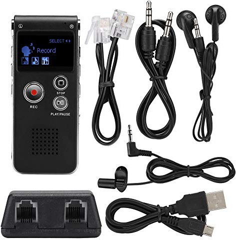 Sk-012 8G Abs Grabadora De Voz Grabadora De Voz Digital Grabación De Teléfono Grabadora De Dictado De Música Sin Pérdida Reducción Inteligente De Ruido