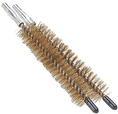 LUFAA Cepillo de Alambre de Cobre, 2 uds./5 uds, Rosca de 6mm, 15~40mm de diámetro, 160mm de Largo, Tubo de Alambre de Cobre, Limpieza de Barrido, Cepillo de Mano for Chimenea (Color : 30mm x2pcs)