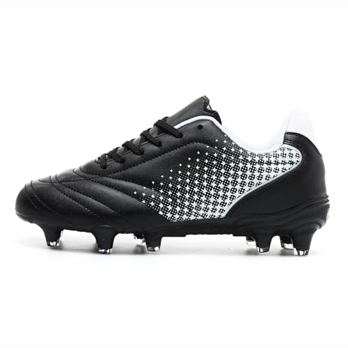 LIZRHA Soccer Shoes for Boys Girls Soccer Cleats Boys Girls Kids Athletic Outdoor Football Shoes Youth Football Cleats Outdoor & Indoor Soccer Shoes Lightweight, Running & Training for Students