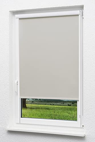 LYSEL Outlet - Kassettenrollo abdunkelnd Elfenbein, (B x H) 60cm x 175cm in beige/Elfenbein