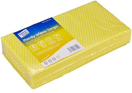 Robert Scott Large Yellow Handy Wipes - 20x50pk