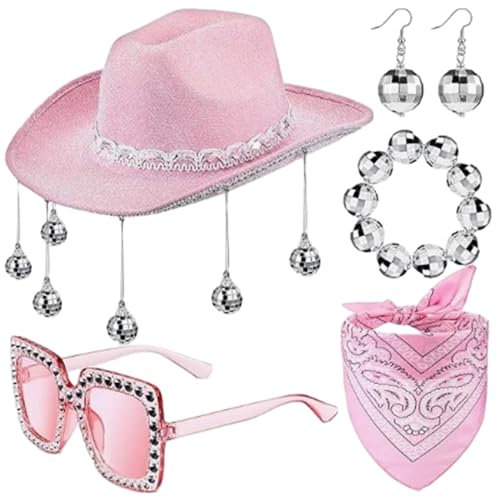 GMBYLBY Zart mit Armreif und Kopftuch für Damen, Cosplay, Mittelalter-Party, Ohrringe und Sonnenbrille