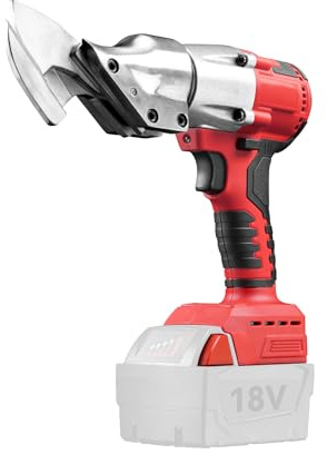 Elektrische Metallschere Kompatibel mit Milwaukee M18 Akku, Bürstenlose Kabellose Schere Blechschere Werkzeug 2500RPM für Blech, Teppich, Leder, Metall (Keine Batterie)