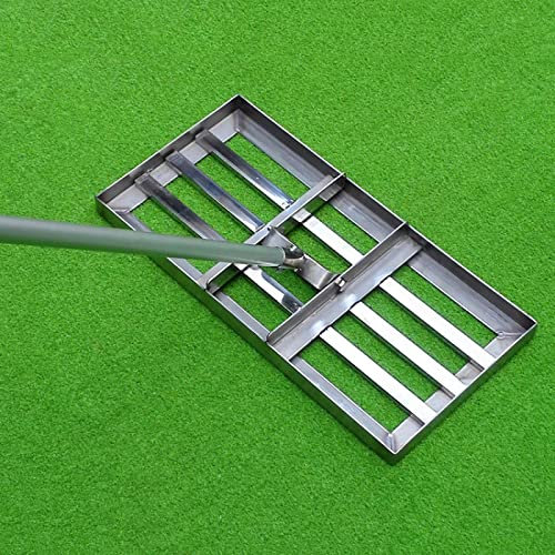 ZHAOXI Râteau de nivellement de pelouse, râteau de Golf et de Bunker avec Accessoire, tête de râteau de Bunker de Golf Personnel en Plastique pour terrains de Golf de Plage