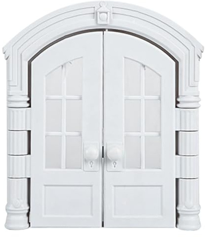 Cat Exterior Door - Decorative Cat Hatchway, Insulated Cat Gateway | Cat Flap for Exterior Doorway, Bi Directional Cat Door Flap, Open and Close Pet Doors, Attractive Cute Cat Door for Balcony
