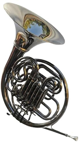 Waldhorn Waldhorn Bb Stimmung F Stimmung Abnehmbarer Schallbecher Doppelte 4 Tasten Professionelles Musikinstrument
