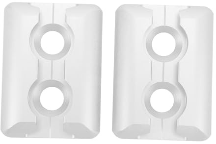 L Track Anchor Points, Aluminium Alloy Square Tie Down Anchor Point, for Airplane Motorhomes Van Ambulances etc, 1 Pair