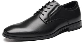DECARSDZ Mens Classic Formal Oxford Lace-up | Tuxedo Wedding Business Dress Shoes for Man