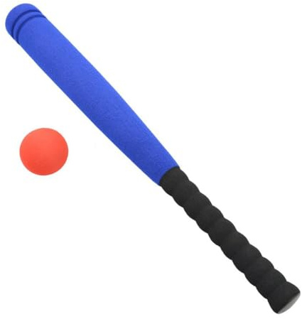 Veemoon Ensemble de Baseball pour Garçon et Filles, Batte en Écume Bleue | Jeu Sécurisé pour Garçon et Filles et Accompagnants, Format Set Couleur Aléatoire