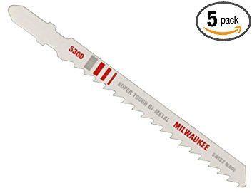 Milwaukee JIG Saw Blade BI-MET 6T 4LG (5PK) Part # 48-42-5300