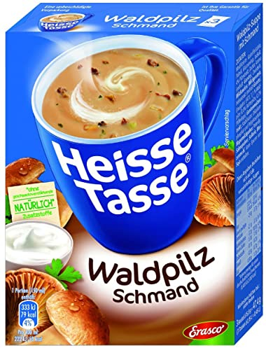 Heisse Tasse Waldpilz Schmand Faltschachtel á 3 Beutel á 0,15 l, 12er Pack (12 x 450 ml)